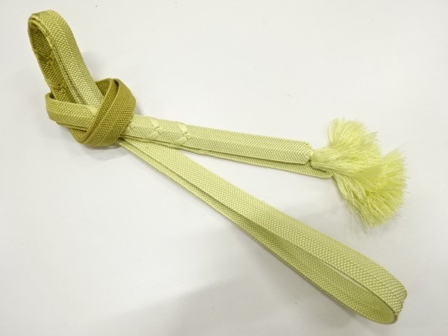 JAPANESE KIMONO / HAND-TIED OBIJIME